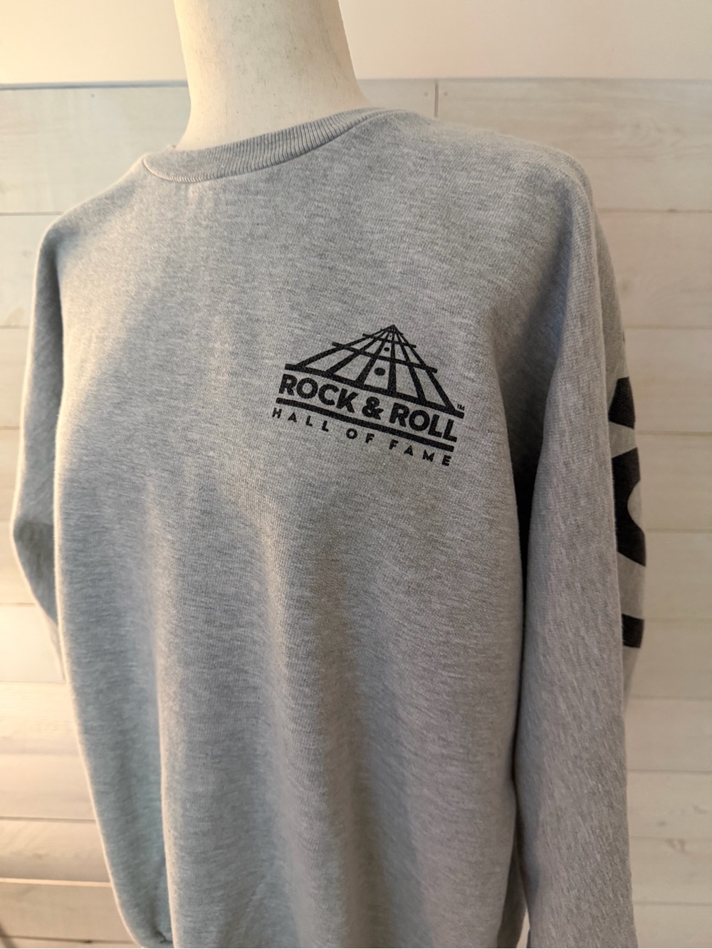 Rock & Roll Hall of Fame Gray Logo Sweatshirt